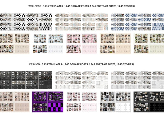 PLR 50,000+ Instagram Template Package