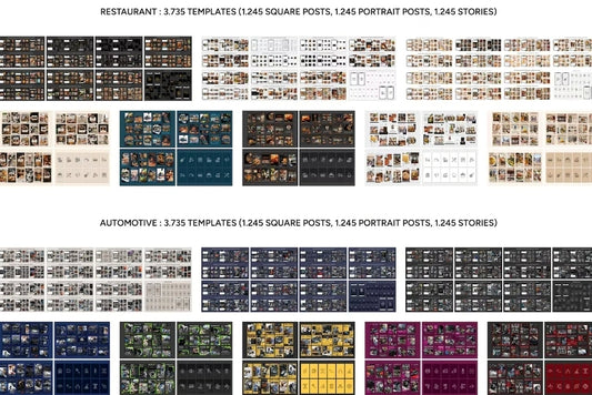 PLR 50,000+ Instagram Template Package